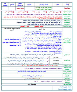 تحضير درس الدحرجة الأمامية من المشي مادة تربية بدنية للصف السادس الابتدائي الفصل الدراسي الأول 1441 تحضير درس الدحرجة الأمامية من المشي مادة تربية بدنية للصف السادس الابتدائي الفصل الدراسي الأول 1441
