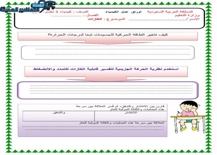 كتاب الطالب لمادة كيمياء 3 مقررات كتاب الطالب لمادة كيمياء 3 مقررات