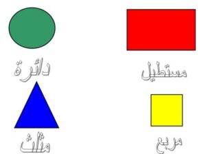 استمارة تحضير ركن الالعاب الادراكية وحدة الاشكال الهندسية رياض اطفال