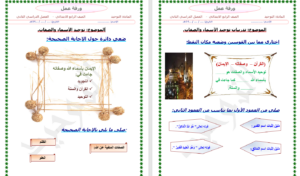 مهارات درس أنواع الشرك مادة التوحيد للصف الرابع الابتدائي الفصل الدراسي الثاني