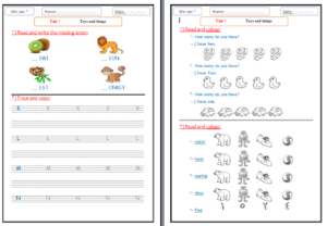 اوراق عمل درس Unit1 Toys & Things - Talk time+ workbook  P.36-37  Rhythms & soundsمادة وى كان we can للصف الرابع الابتدائي الفصل الدراسي الثاني