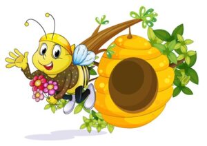 ركن القراءة والكتابة وحدة النحل رياض اطفال