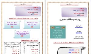 أوراق عمل درس نص الاستماع سيدة نساء أهل الجنة  مادة لغتى للصف السادس الابتدائي الفصل الدراسي الأول 1441