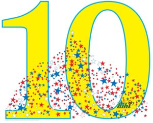 بور بوينت مادة الرياضيات درس تمييز العدد 10 الصف اولى كبيرات الفصل الدراسى الثانى