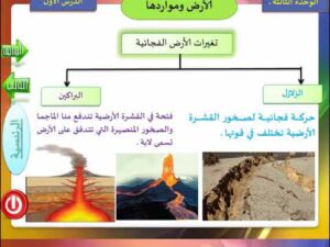 أوراق عمل مادة علوم درس تغيرات الأرض الفجائية الصف الثالث الابتدائي الفصل الدراسى الاول