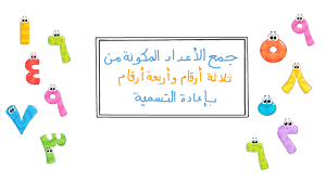 بور بوينت مادة الرياضيات درس الأعداد ذات الأرقام الثلاثة(100-999) الصف اولى كبيرات الفصل الدراسى الثانى