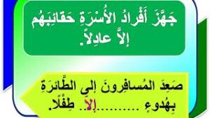 مهارات مادة لغتي درس عادل في الطائرة الصف الثالث الابتدائي الفصل الدراسى الاول