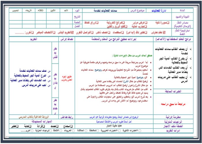 أوراق عمل ادارة الفعاليات مسارات  