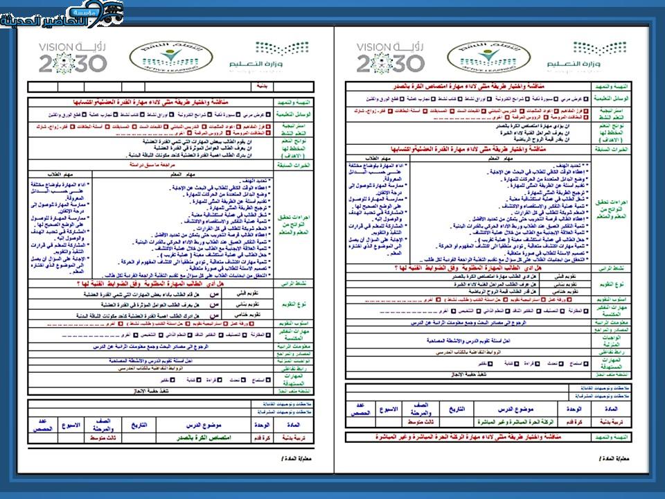 اثراءات التربية البدنية الفصل الأول مدرستي