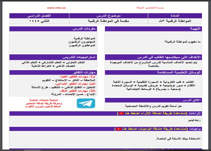 اثراءات المواطنة الرقمية مسارات الفصل الثاني اثراءات المواطنة الرقمية مسارات الفصل الثاني
