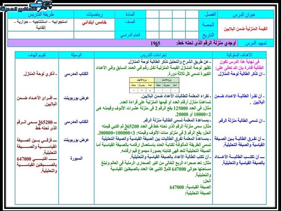 اثراءات رياضيات الفصل الأول مدرستي