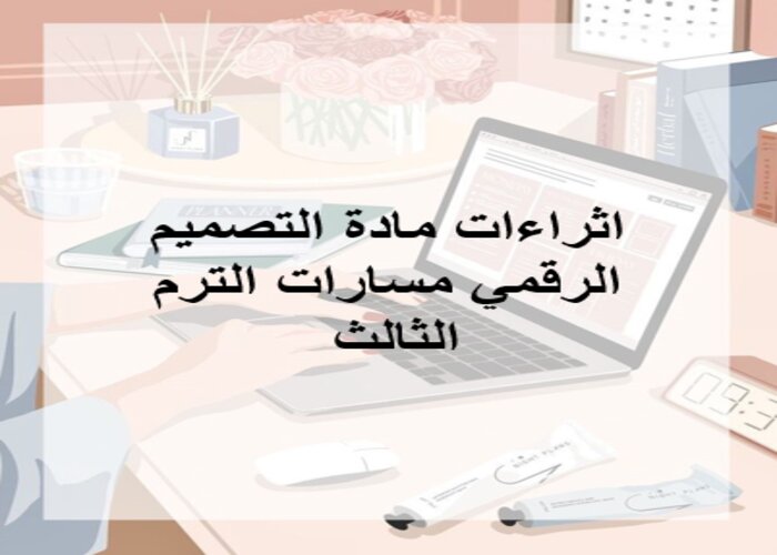 اثراءات مادة التصميم الرقمي مسارات الترم الثالث