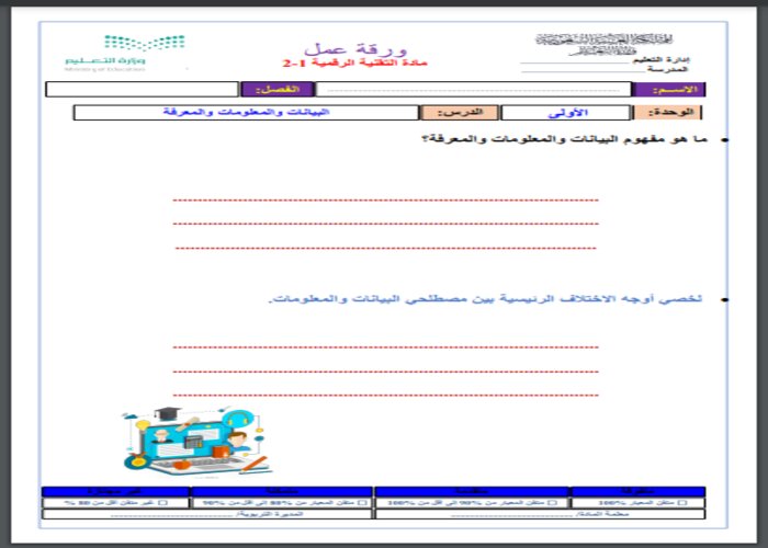 اثراءات منصة مدرستي التقنية الرقمية 2-1 مسارات الفصل الثاني اثراءات منصة مدرستي التقنية الرقمية 2-1 مسارات الفصل الثاني