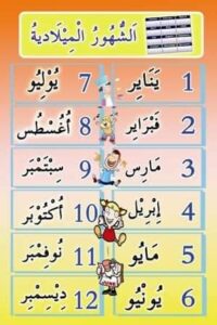 ركن المكتبة وحدة شهور السنة رياض اطفال