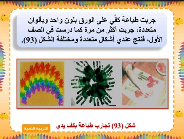 دليل المعلم التربية الفنية الصف الثالث الابتدائي الفصل الثالث