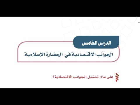 بور بوينت درس الجوانــب الاقتصاديــة فــي الحضارة الإســلامية الدراسات الاجتماعية اول متوسط فصل دراسي اول 1443 هـ