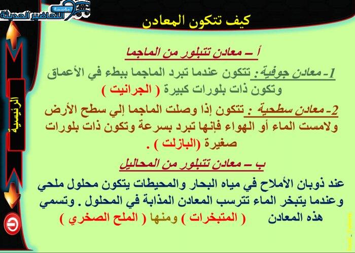 بور بوينت مادة علم الأرض مقررات