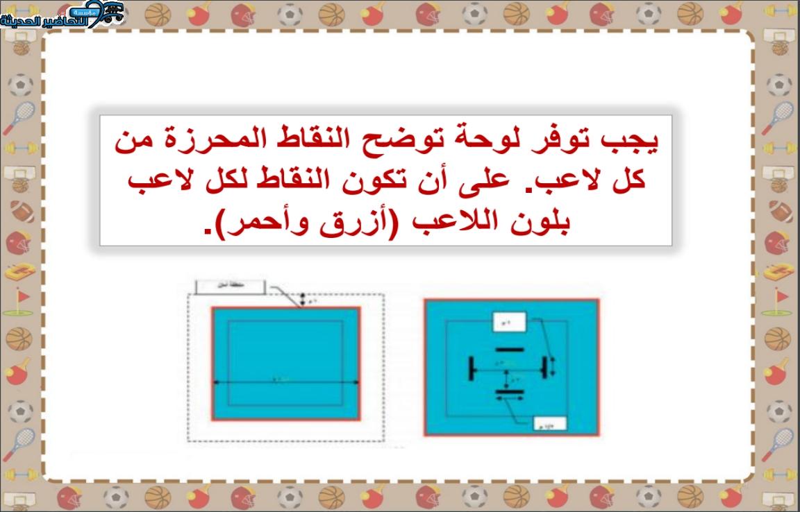 بوربوينت التربية البدنية الصف السادس الابتدائي الفصل الأول مدرستي