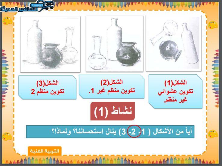 اثراءات التربية الفنية الصف الرابع الابتدائي الفصل الأول مدرستي