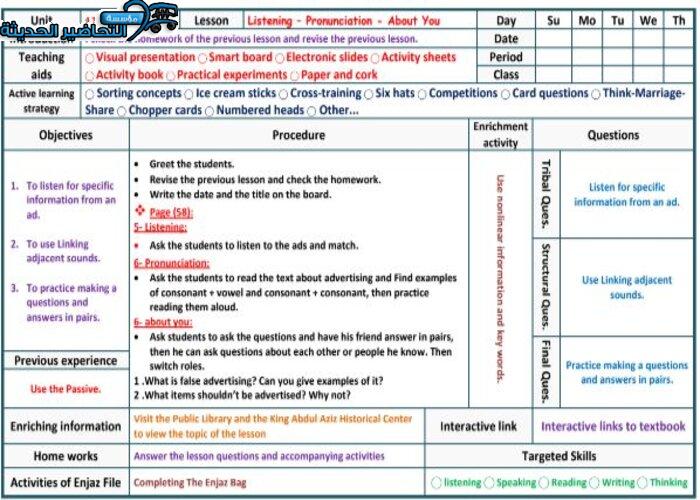 بوربوينت درس Unit 4 Lesson 13 مادة Mega Goal 1 مقررات