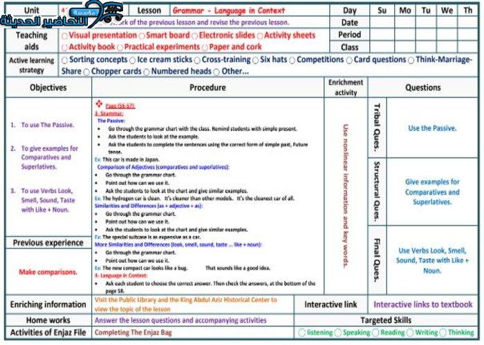 بوربوينت درس Unit 4 Lesson 3 مادة Mega Goal 1 مقررات