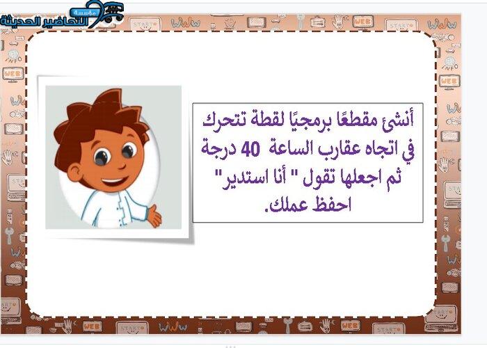 بوربوينت درس المكونات البرمجية مادة الحاسب الآلي الصف السادس الابتدائي