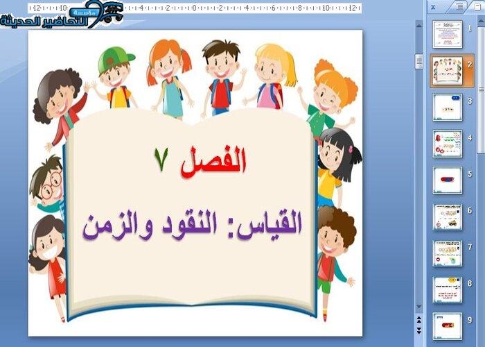 تحضير درس النقود مادة الرياضيات للصف الثاني الابتدائى الفصل الثانى