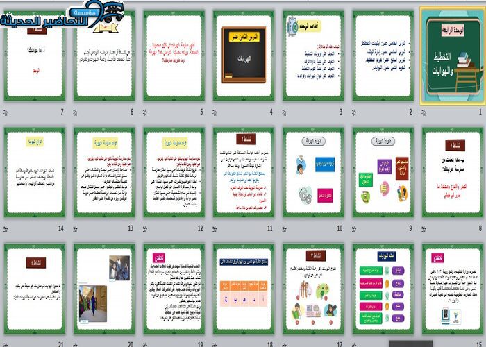 بوربوينت درس الهوايات الدراسات الاجتماعية ثاني متوسط