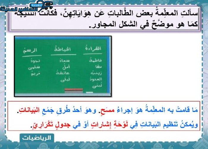  بوربوينت رياضيات الصف الرابع الابتدائي الفصل الأول مدرستي