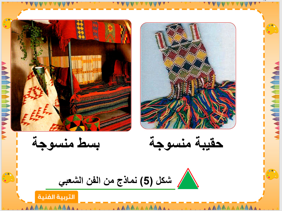 بوربوينت مادة التربيه الفنيه الصف الثانى الابتدائي الفصل الدراسي الثاني