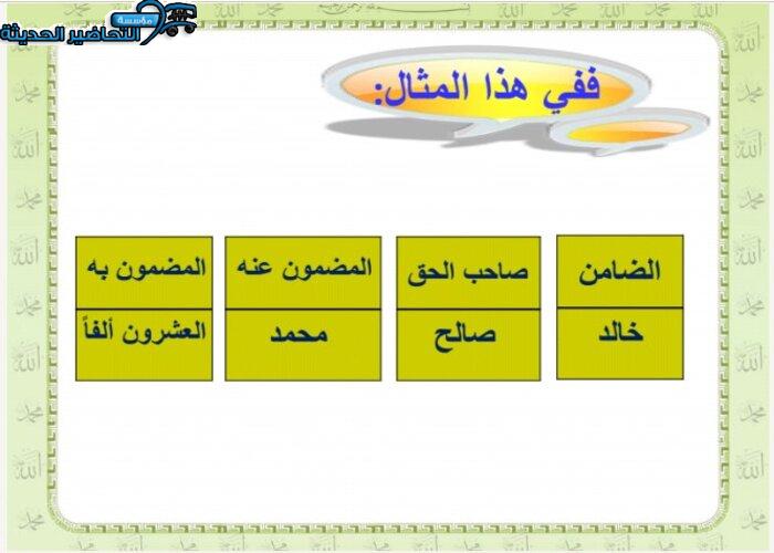 حل اسئلة مادة الفقه 2 مقررات