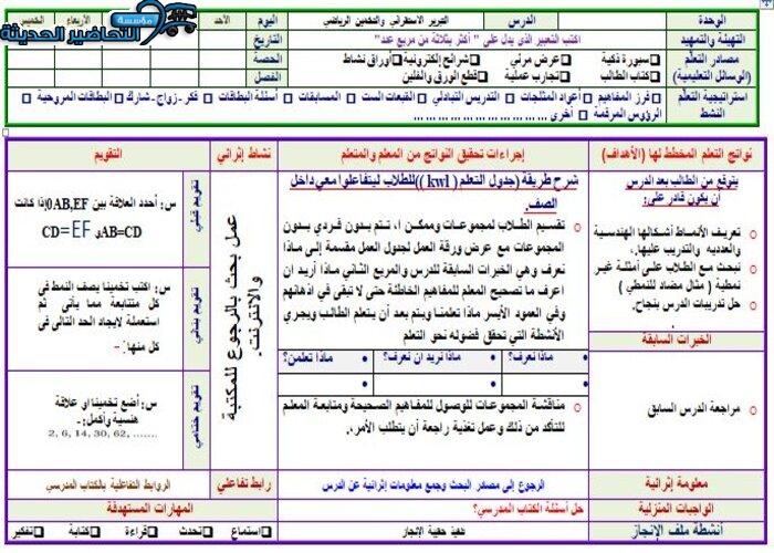 بوربوينت مادة رياضيات 1 مقررات