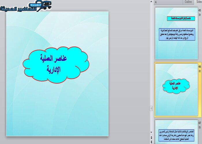 تحضير درس عناصر العملية الإدارية مهارات إدارية مقررات بوربوينت درس عناصر العملية الإدارية مهارات إدارية مقررات