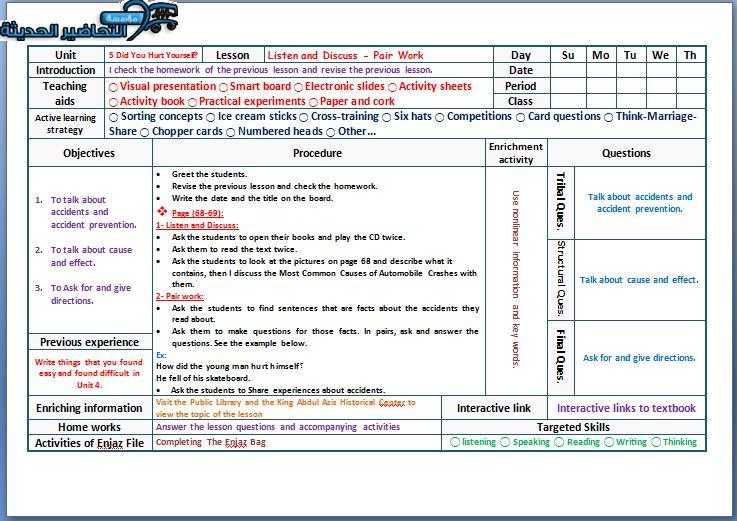 بوربوينت درس Unit 5 Lesson 9 مادة Mega Goal 1 مقررات