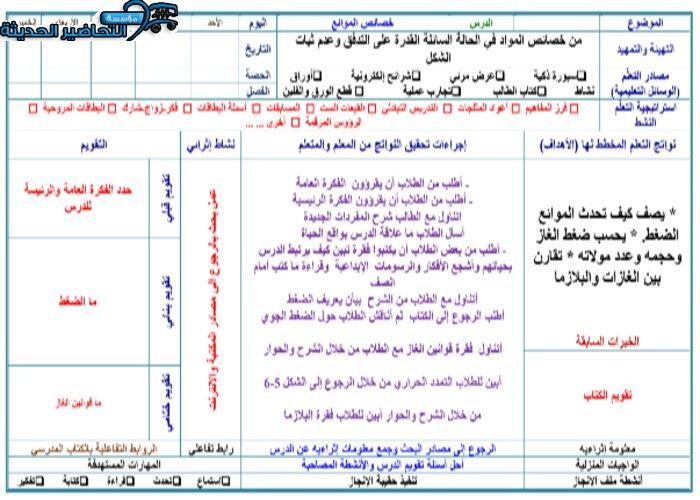 تحضير خصائص الموائع فيزياء 2 مقررات