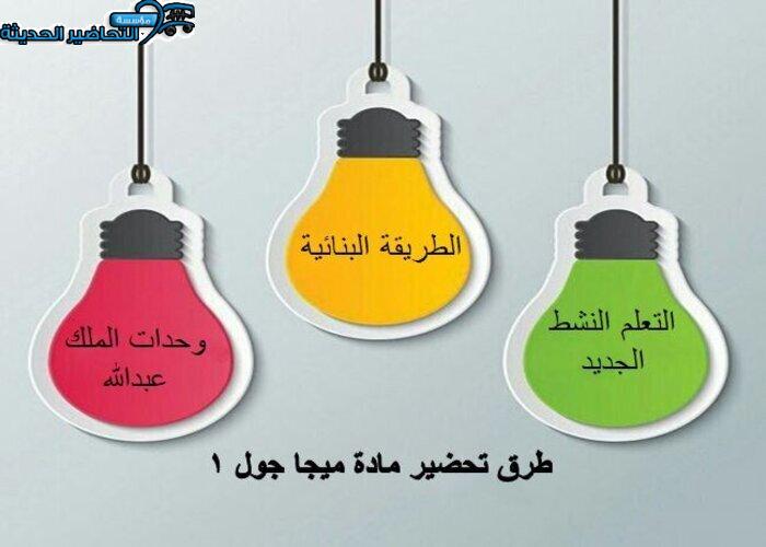 طرق تحضير درس Unit 3 Lesson 13 مادة Mega Goal 1 مقررات