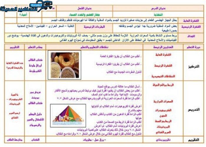 أوراق عمل مادة احياء 2 للصف الثانوي مقررات