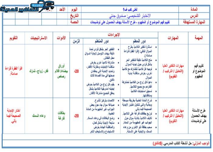 تحضير مادة لغتي الصف الرابع الإبتدائي