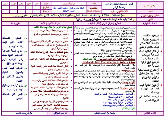 تحضير منصة مدرستي الرعاية الصحية 1-2 مسارات