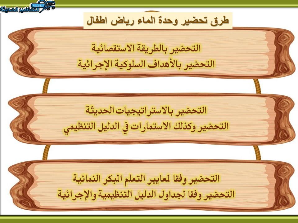تخطيط وحدة الماء رياض اطفال تخطيط وحدة الماء رياض اطفال