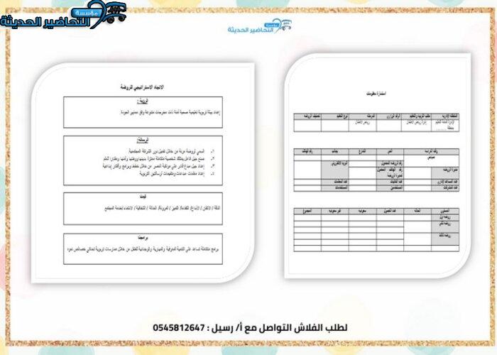 تقرير وحدة أنا الإسبوعي لمعلمة رياض الاطفال