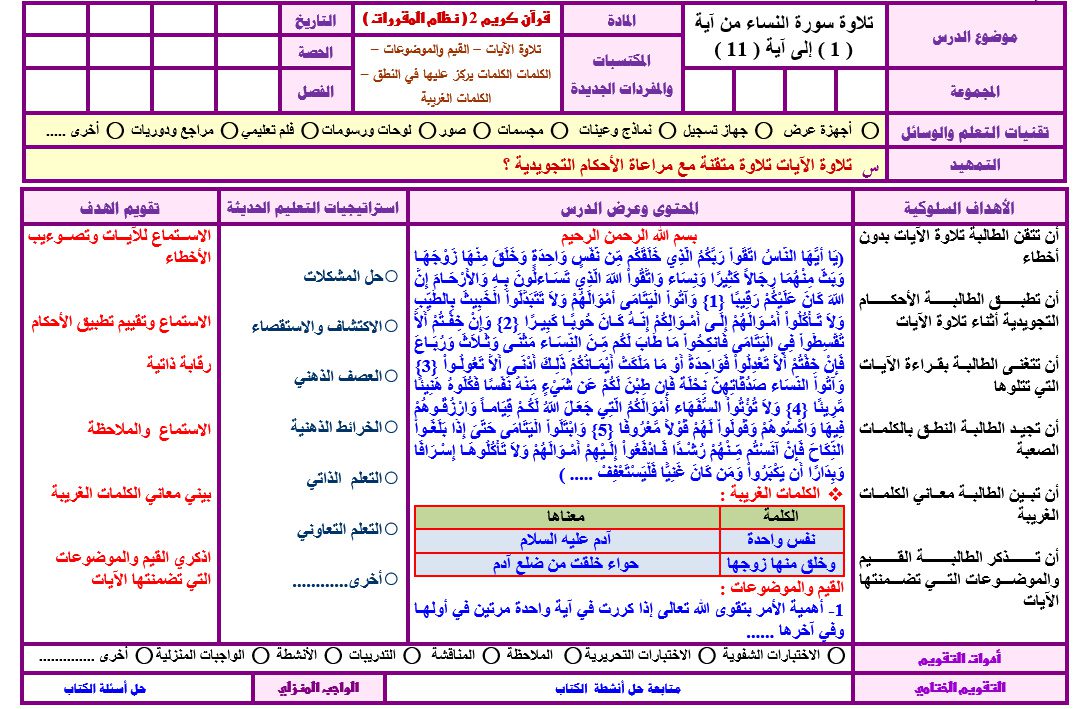 توزيع قرآن 2 مقررات
