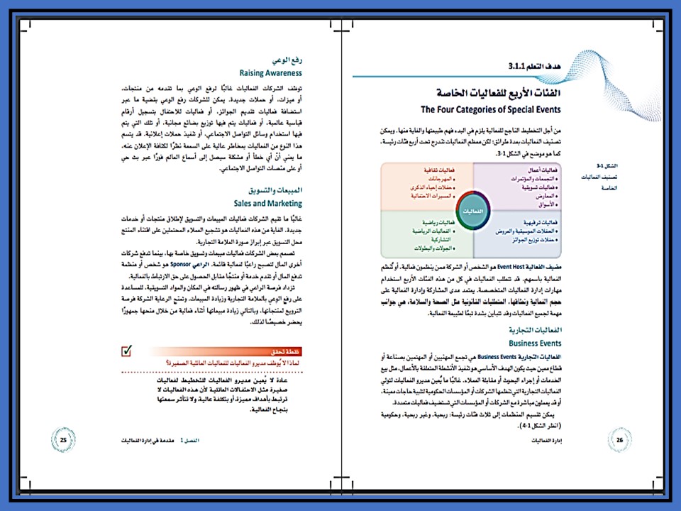 حل أسئلة ادارة الفعاليات مسارات حل أسئلة ادارة الفعاليات مسارات