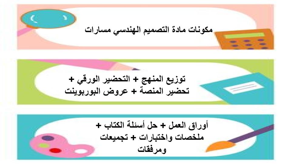 حل أسئلة التصميم الهندسي مسارات