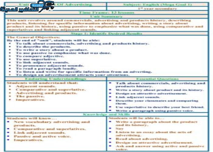 حل اسئلة درس Unit 4 Lesson 10 مادة Mega Goal 1 مقررات