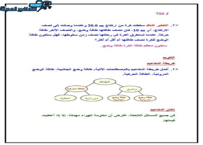 حل اسئلة كمية الضوء فيزياء 3 مقررات