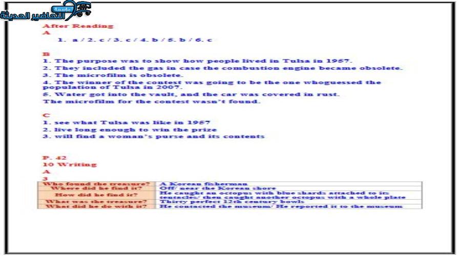 حل اسئلة درس Unit 3 Lesson 4 مادة Mega Goal 1 مقررات