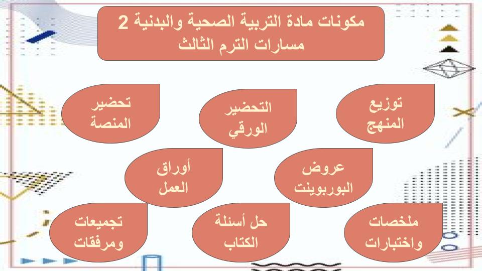 سجل انجاز التربية البدنية والصحية 2 مسارات الترم الثالث
