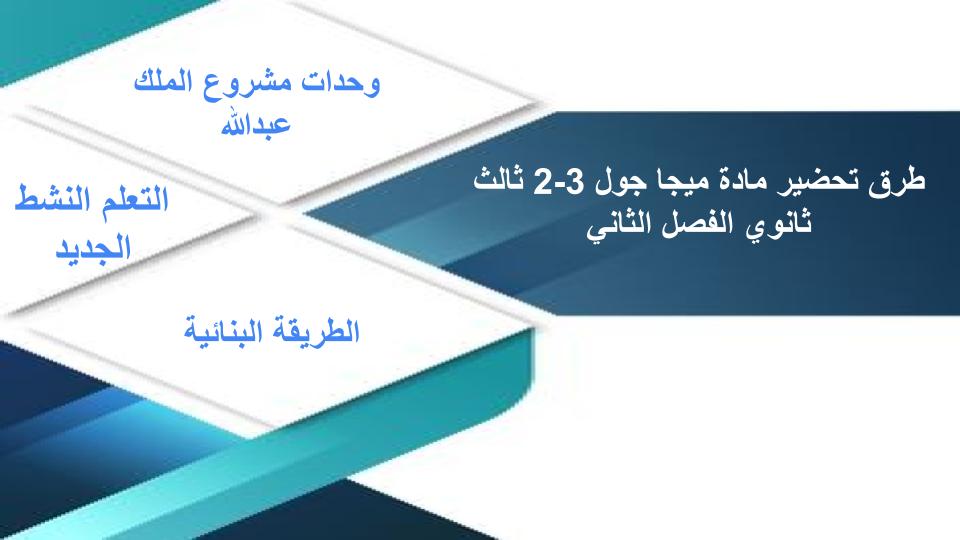 سجل انجاز مادة MEGA GOAL 3-2 ثالث ثانوي الفصل الثاني