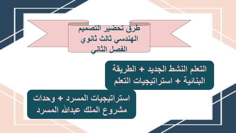 سجل انجاز مادة التصميم الهندسي ثالث ثانوي الفصل الثاني سجل انجاز مادة التصميم الهندسي ثالث ثانوي الفصل الثاني